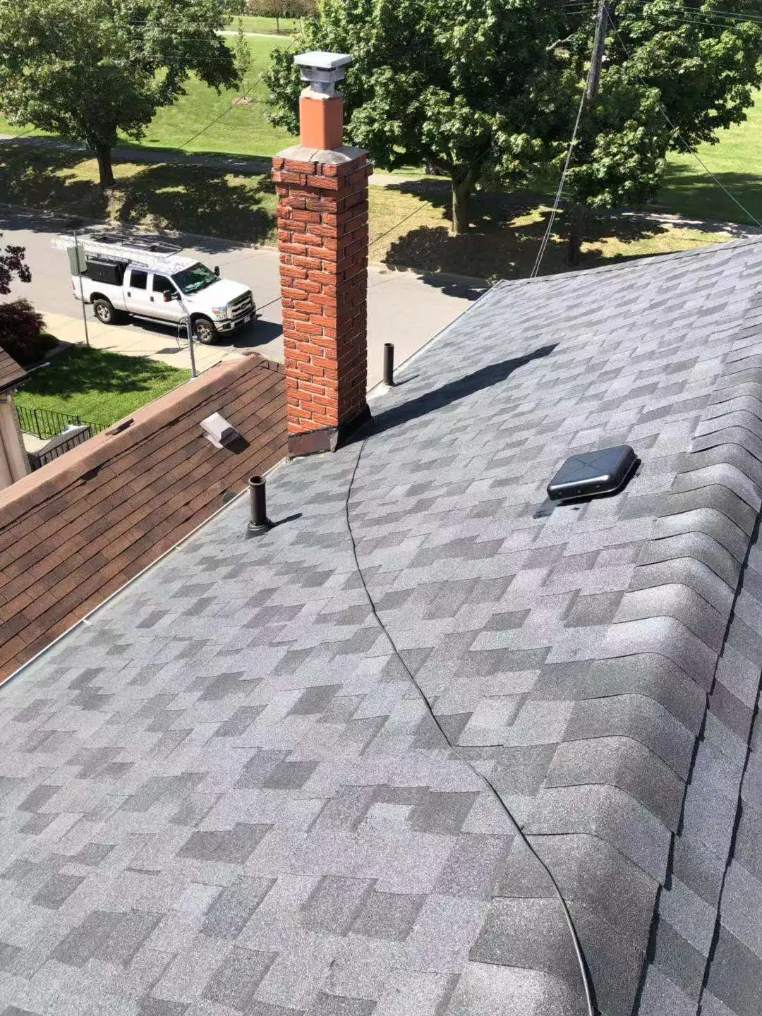 Finished roof & chimney by Apex Property & Roof Restorations